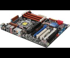 Asus P6T Deluxe (LGA1366)+ CPU Intel -core i7 920+ io shield