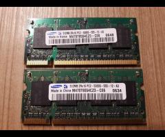 RAM 2X512MB DDR2 PC2 667MHZ (PRENOSNIK)