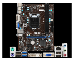 Matična MSI H81M-P33,lga 1150+CPU I7 4770+cooler+12gb ram+io shield